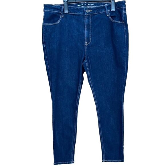 Old Navy Plus Size High Rise Super Skinny 5 pocket style jeans size 18 short - Picture 1 of 4